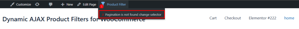 pagination not found error
