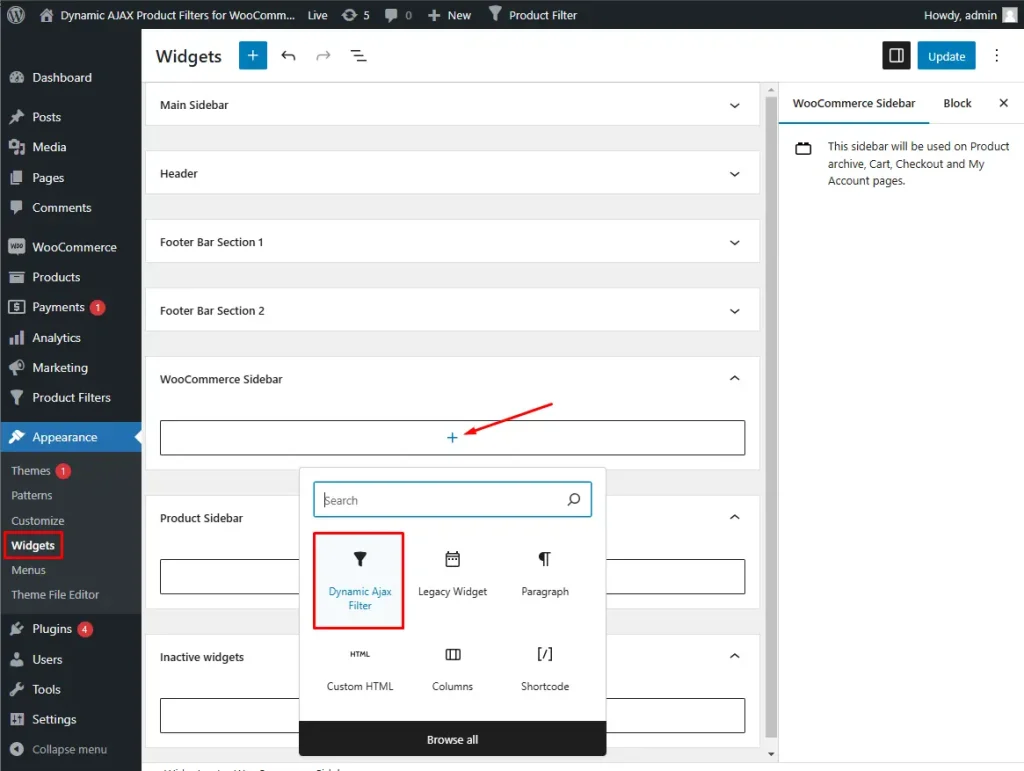 wordpress widget