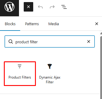 Add the Product Categories Block