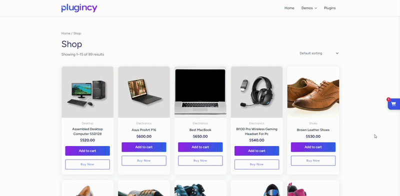 Add to Cart Notification