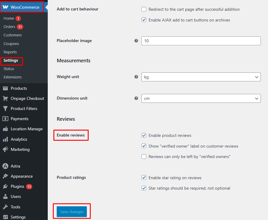Enable Product Reviews in WooCommerce