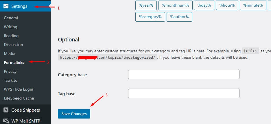Refresh Permalinks