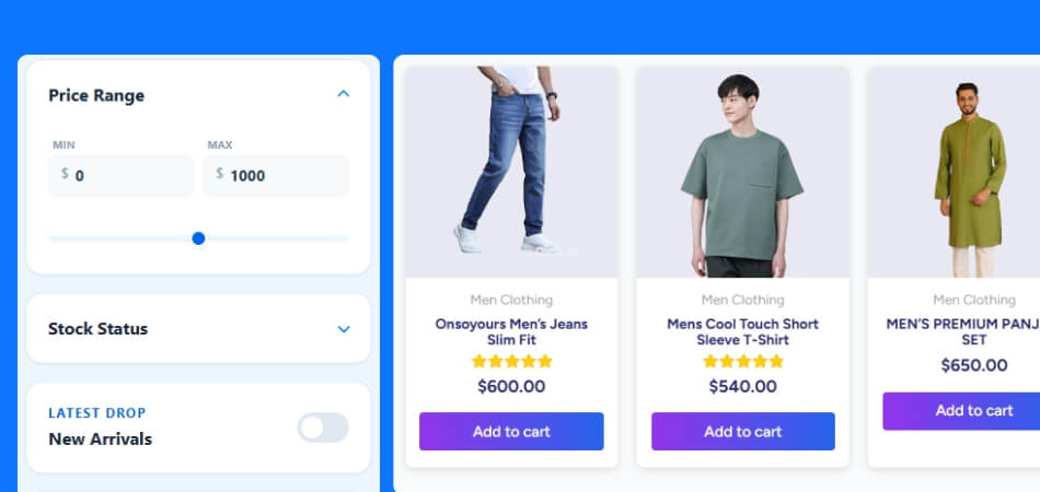 What a Range Slider Filter Does in WooCommerce