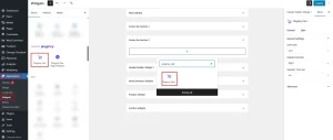 in footer widget area