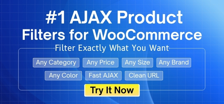 NO. 1 AJAX Product Filters for WooCommerce