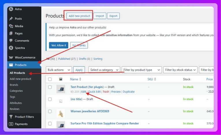 Assign Attributes to Products