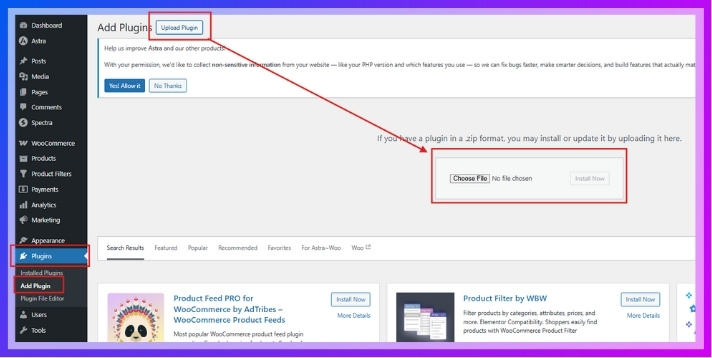 Dynamic AJAX Product Filters for WooCommerce plugin Installation PRO Version