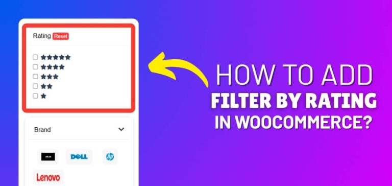 How to Add Filter by Rating in WooCommerce