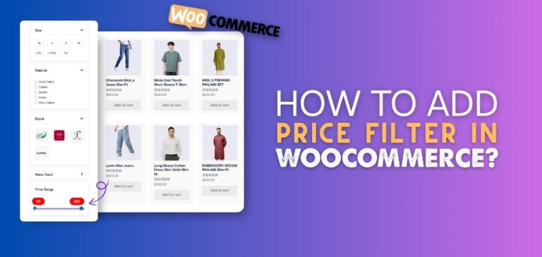 How to Add Price Filter in WooCommerce-