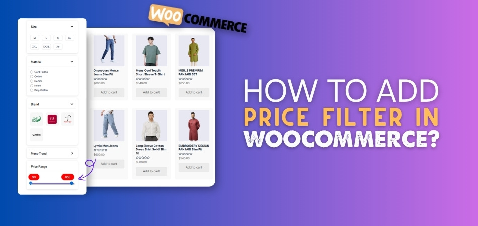 How to Add Price Filter in WooCommerce-