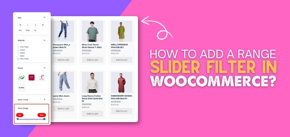 How to Add a Range Slider Filter in WooCommerce