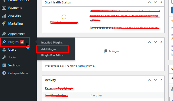 Installing via WordPress Plugin Directory