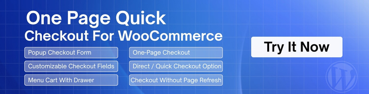 One Page Quick Checkout For WooCommerce - wordpress plugin