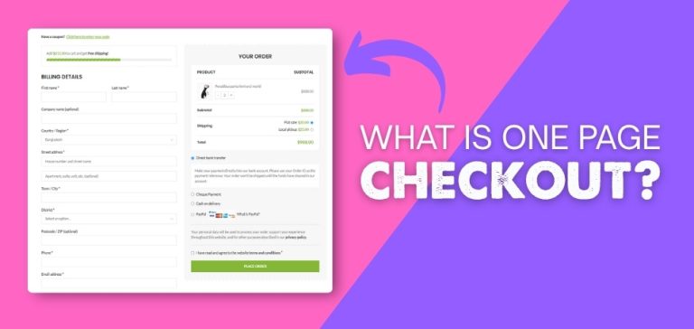 What Is One Page Checkout