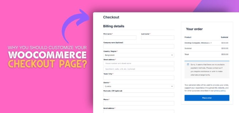 Why You Should Customize Your WooCommerce Checkout Page