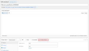 one page quick checkout One page checkout settings in product edit