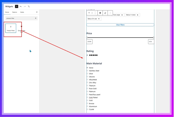 Add Prebuilt Filters