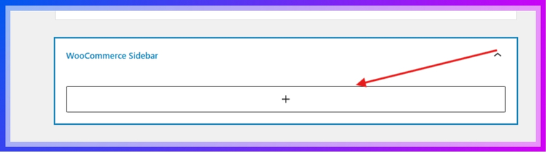 Click the Add Block button in the chosen sidebar.
