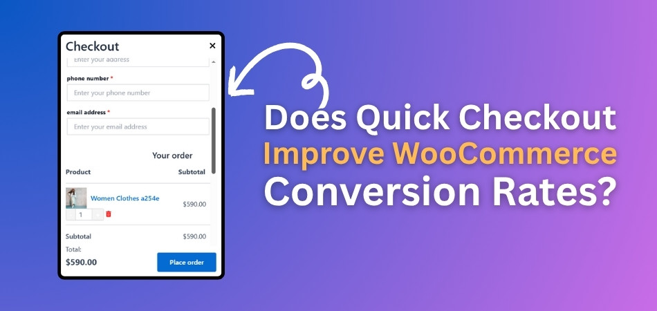 Does Quick Checkout Improve WooCommerce Conversion Rates