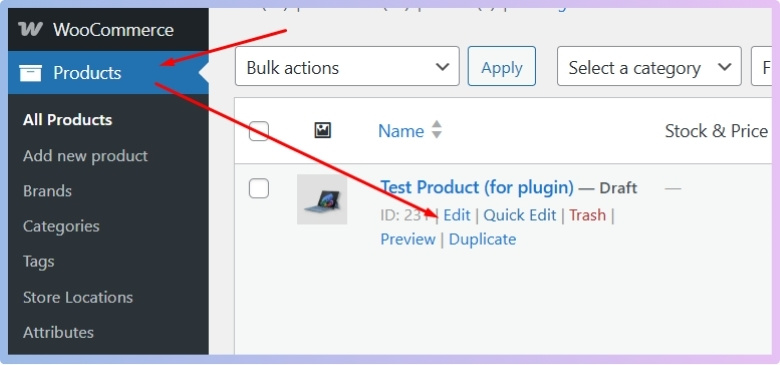 Enable One Page Checkout for Individual Products