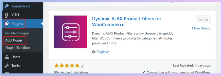 Free Version of Dynamic AJAX Product Filters for WooCommerce
