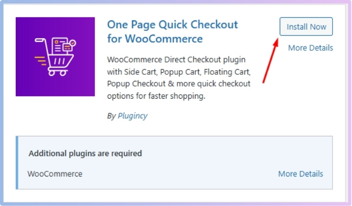 Free Version of One Page Quick Checkout for WooCommerce.