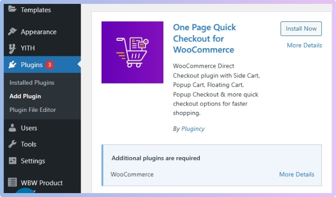 Free Version of One Page Quick Checkout for WooCommerce