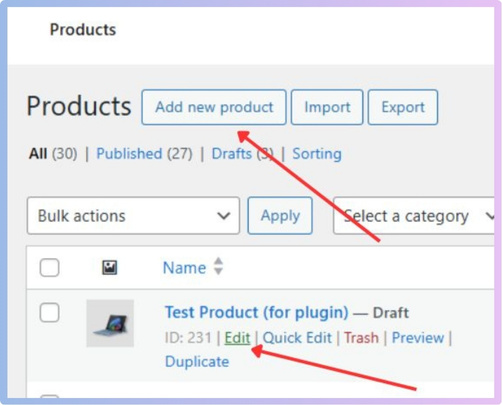 Go to Products then All Products now Edit or add a new product