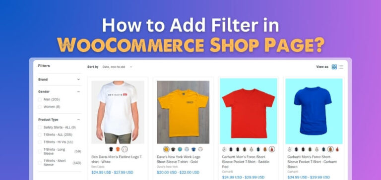 How to Add Filter in WooCommerce Shop Page