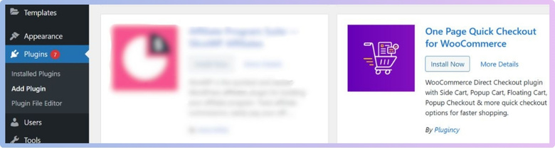 Installation – Free Version One Page Quick Checkout for WooCommerce