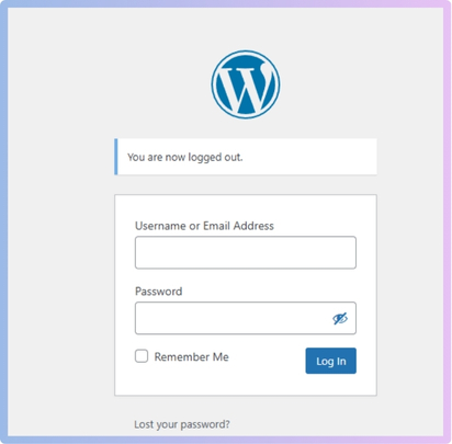 Log in to WordPress Admin