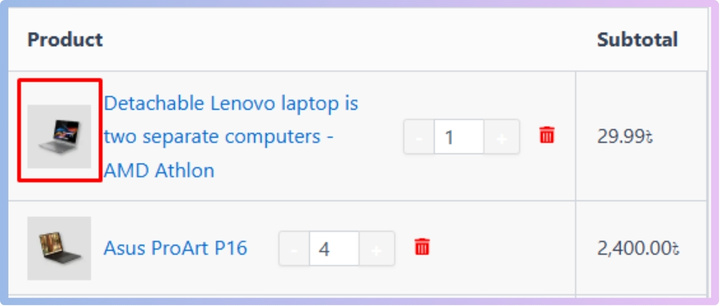 Once enabled, you will see the following result on the checkout page