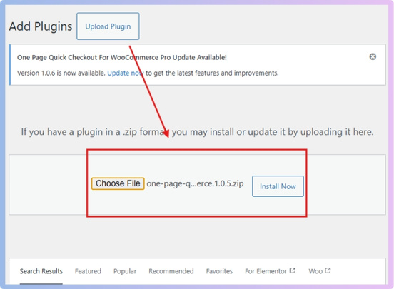 One Page Quick Checkout for WooCommerce for PRO Version Install.