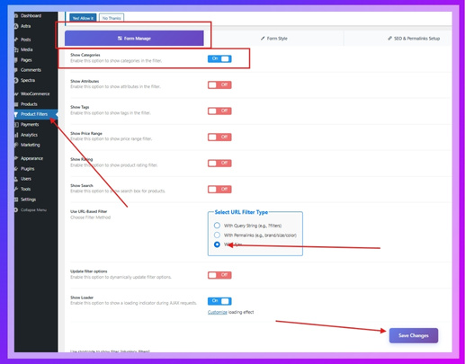 Save the plugin form when done