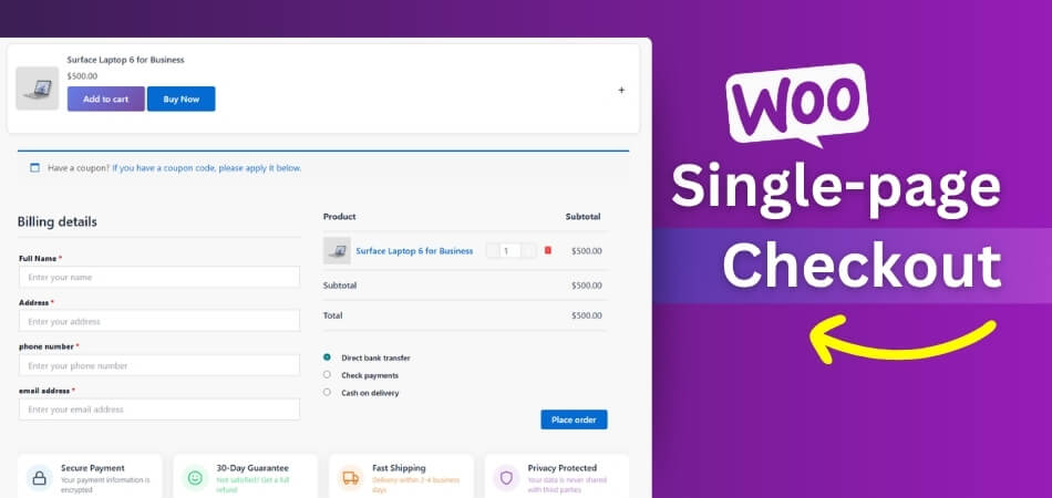 Technical Features That Make Single-page Checkout Faster and Easier