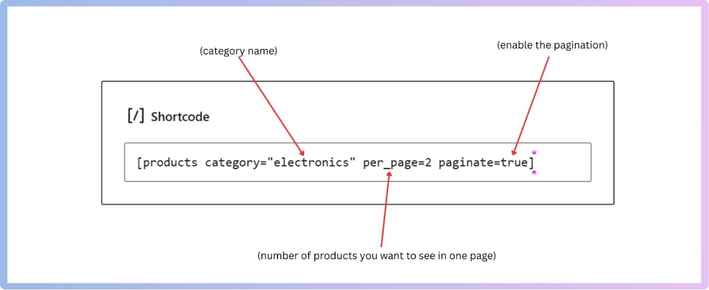 To enable pagination, paste this code paginate=true.