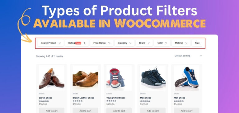 Types of Product Filters Available in WooCommerce