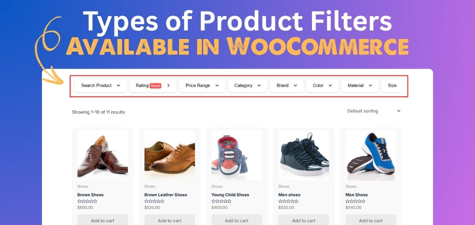 Types of Product Filters Available in WooCommerce