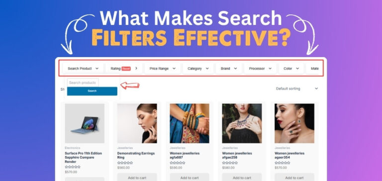 What Makes Search Filters Effective