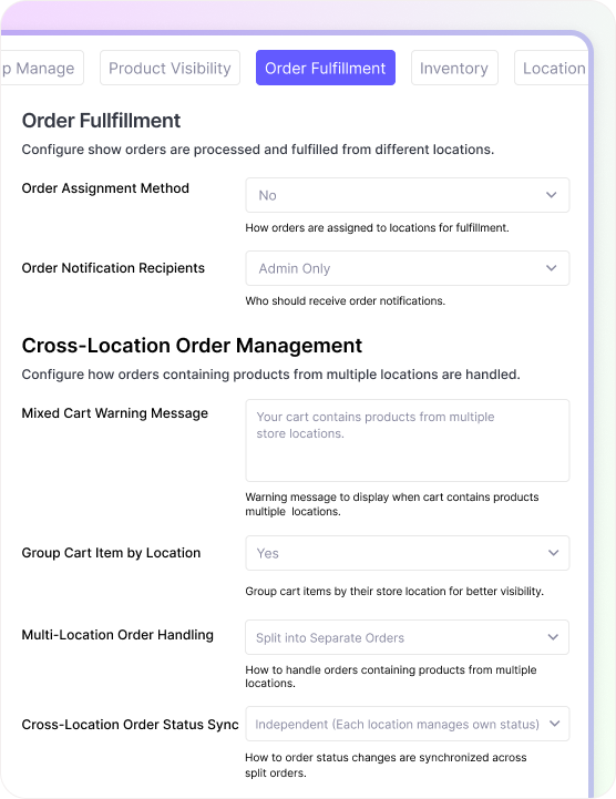 ssOrder Fulfillment