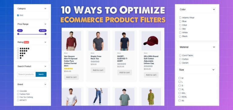 10 Ways to Optimize eCommerce Product Filters