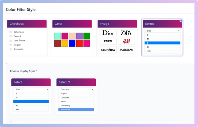 Adjust the style settings and Click Save Changes.