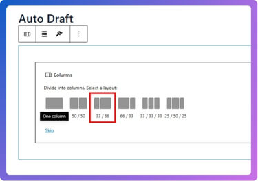 Choose the 3366 layout.