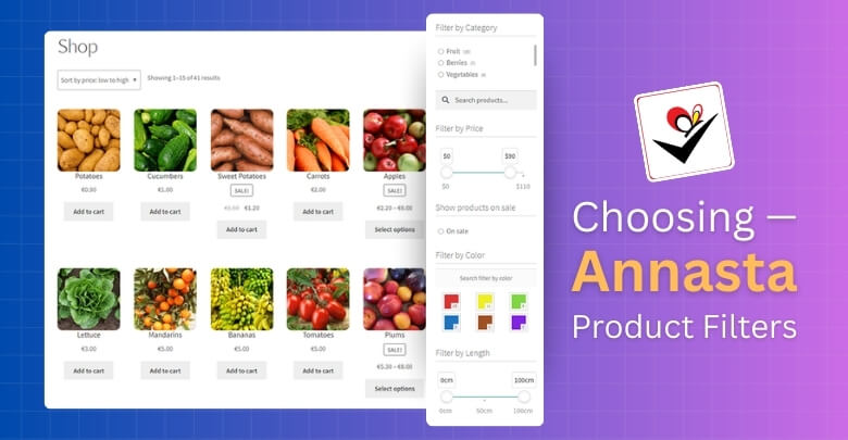 Choosing Annasta Product Filters plugin