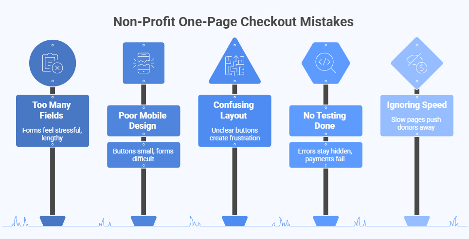 Common Mistakes Non-profits Make With One Page Checkout in WooCommerce