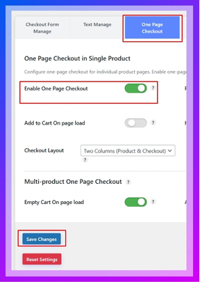 Enable Single-page Checkout