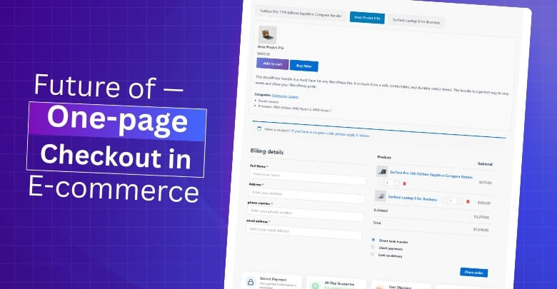 Future of One-page Checkout in E-commerce