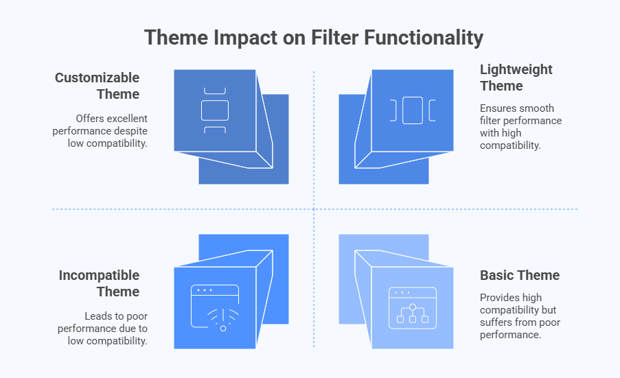 How Do Different Themes Affect Filters on Category Pages