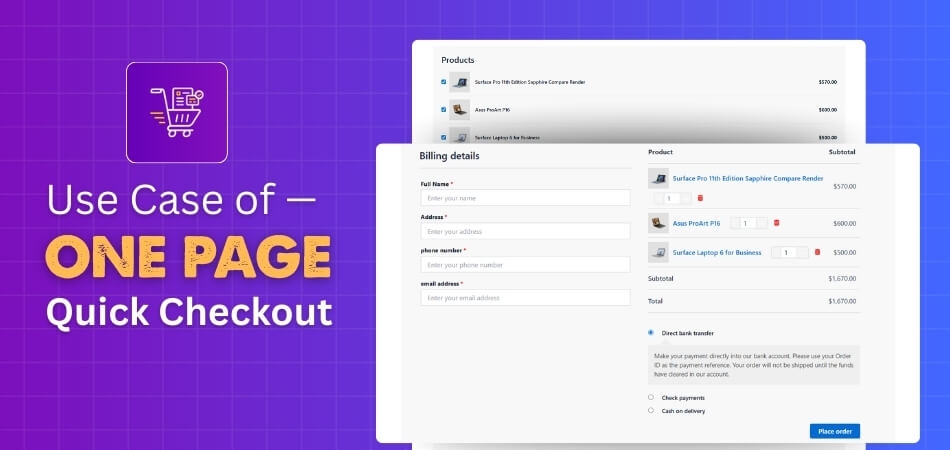 Key Benefits of Using One Page Quick Checkout in WooCommerce