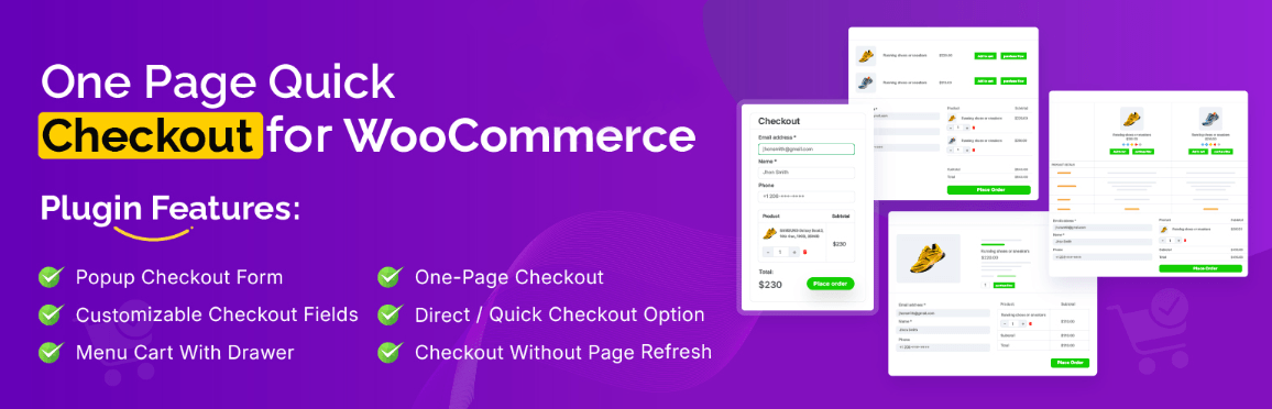 One Page Quick Checkout for WooCommerce